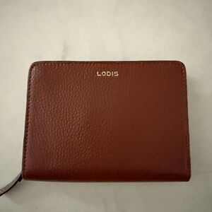Lodis Rich Brown Leather Card Holder